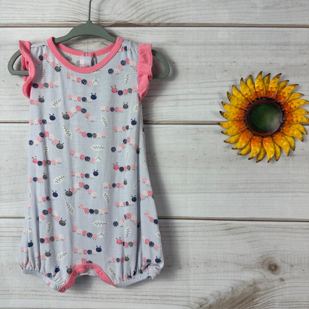 bestaroo flutter baby bamboo romper 6-12M‎